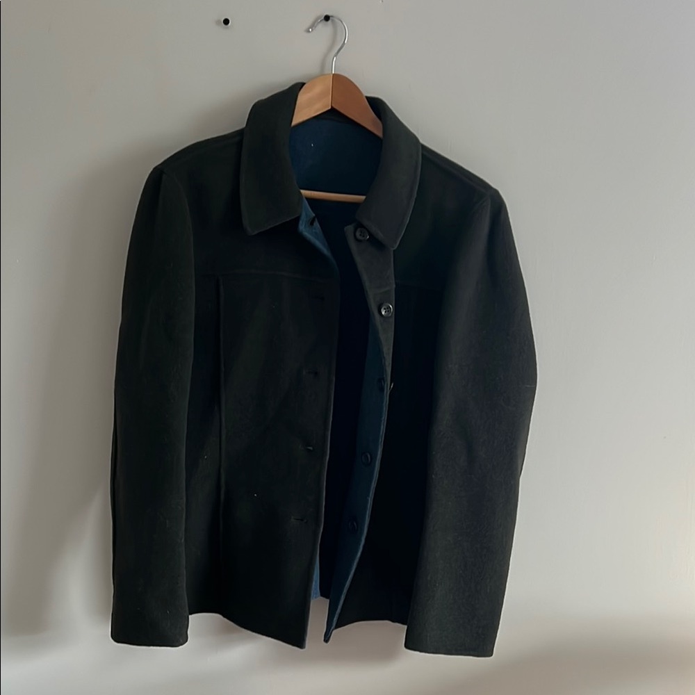 Classic Green Reversible Women's Coat